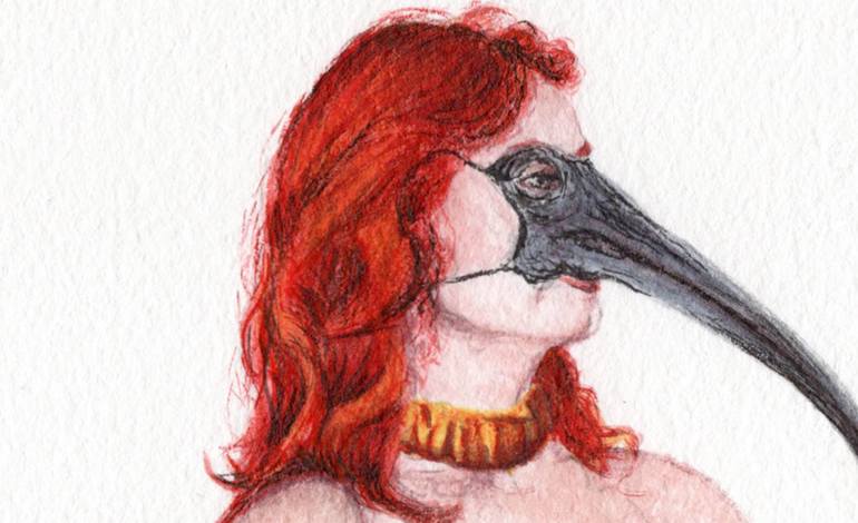 Original Figurative Animal Drawing by Lilla Varhelyi