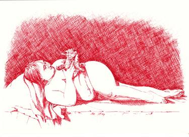 Original Nude Drawings by Lilla Varhelyi