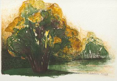 Original Figurative Tree Drawings by Lilla Varhelyi