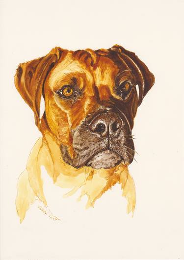 Print of Figurative Dogs Drawings by Lilla Varhelyi