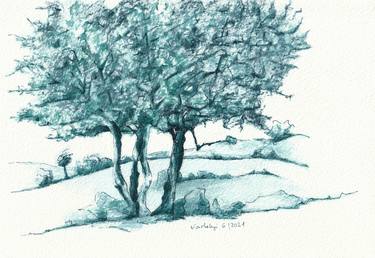 Tree study no30 (blue) thumb