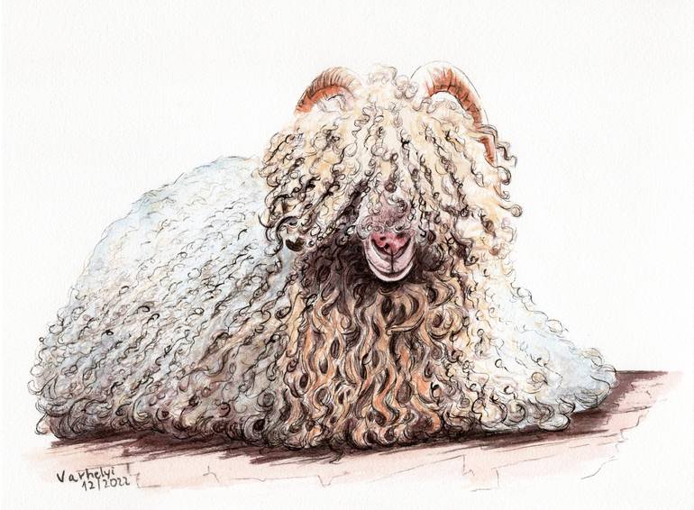 Print of Figurative Animal Drawings by Lilla Varhelyi