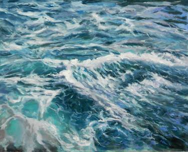 Original Realism Seascape Painting by Aida Markiw