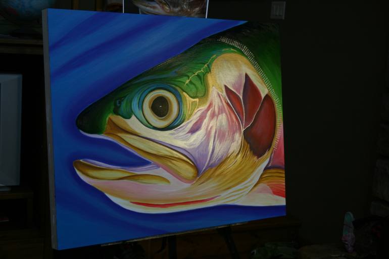 Original Fish Painting by Jon Howlett