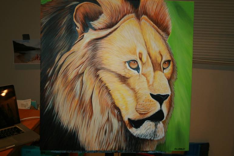 Original Realism Animal Painting by Jon Howlett