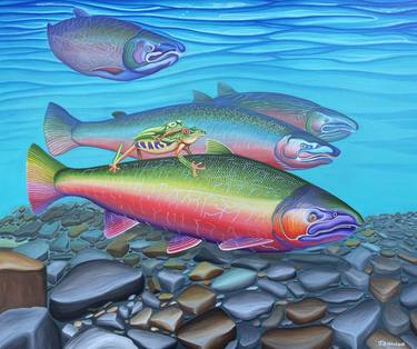Print of Fine Art Fish Paintings by Jon Howlett