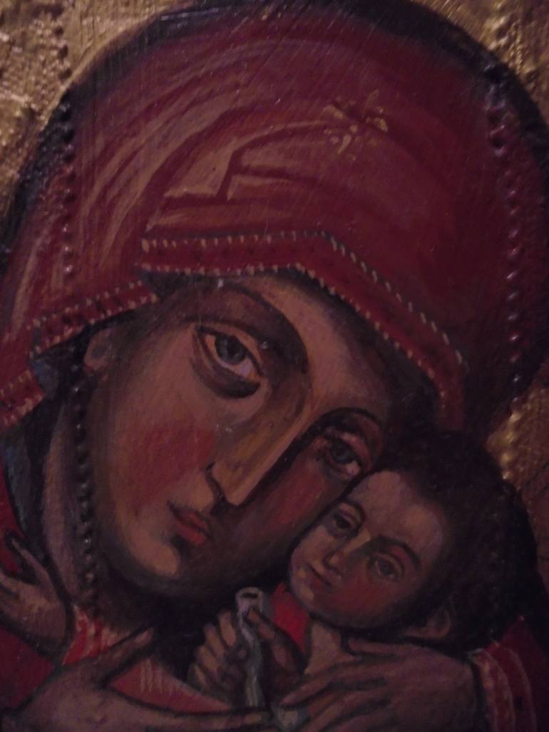 Original Documentary Religion Painting by Marija Djuric