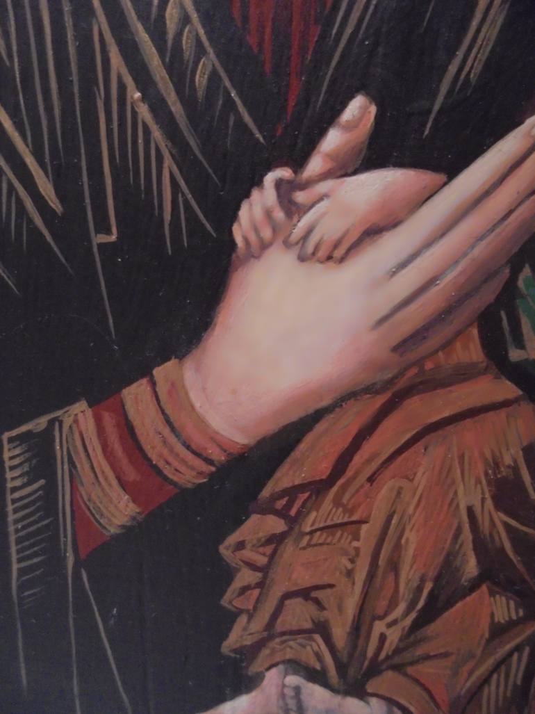 Original Figurative Religion Painting by Marija Djuric