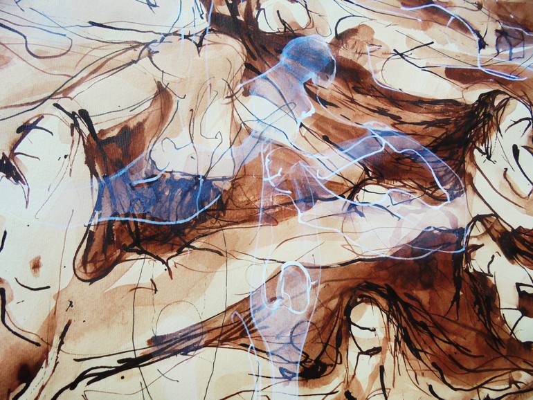 Original Expressionism Health & Beauty Drawing by Marija Djuric