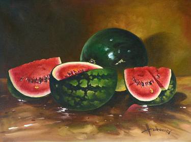 Original Still Life Paintings by Dusan Vukovic