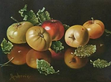 Original Still Life Paintings by Dusan Vukovic