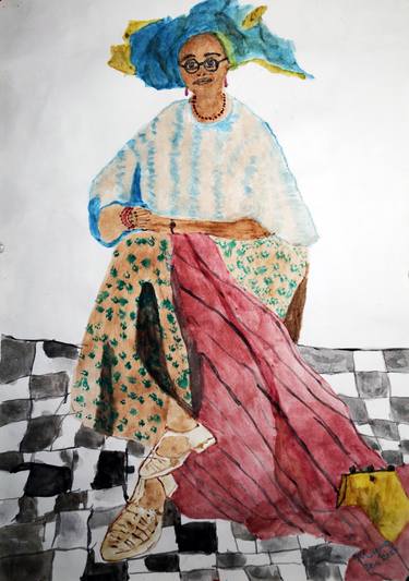 Original Expressionism Culture Paintings by Muyiwa Osifuye