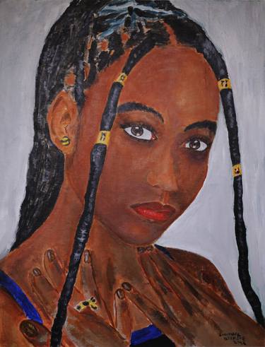 Print of Expressionism Women Paintings by Muyiwa Osifuye