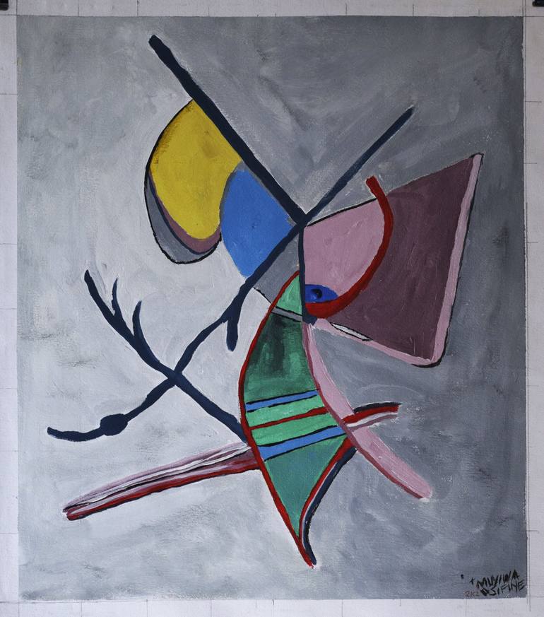 Original Abstract Painting by Muyiwa Osifuye