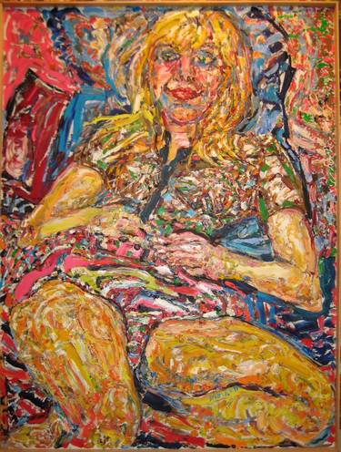  “19YR.-OLD*CORE*JONES/-..CAME*OVER/-..*AFTER*/-DRINKING*OR*5*OR*6*VODIKAS(!)”?  MED:O/C SIZE:51” X 38 1/2” DATE:2006 -artist’s(C)*copyr thumb