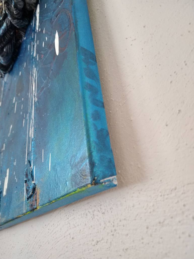 Original Abstract Animal Painting by Fazi Joe