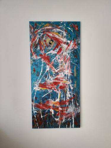 Original Abstract Expressionism Abstract Paintings by Fazi Joe