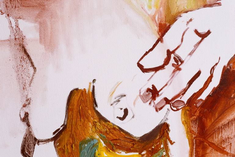 Original Abstract Expressionism Nude Painting by Anita Gryz