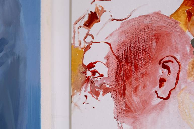 Original Abstract Expressionism Nude Painting by Anita Gryz