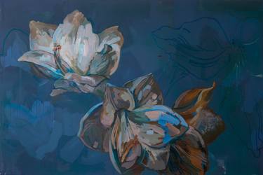 Original Abstract Floral Paintings by Anita Gryz