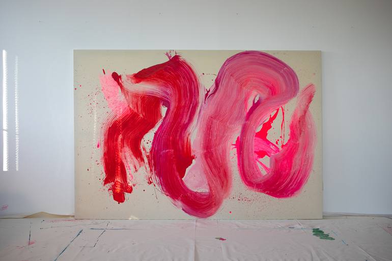 Original Abstract Expressionism Abstract Painting by Anita Gryz