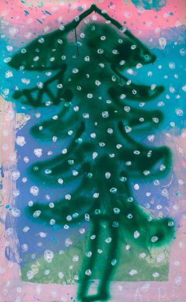 Original Abstract Tree Paintings by Anita Gryz