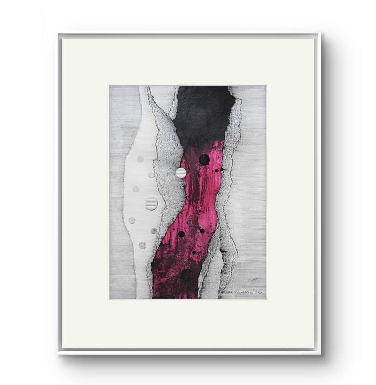 Original Abstract Patterns Mixed Media by Vesna Kolobarić