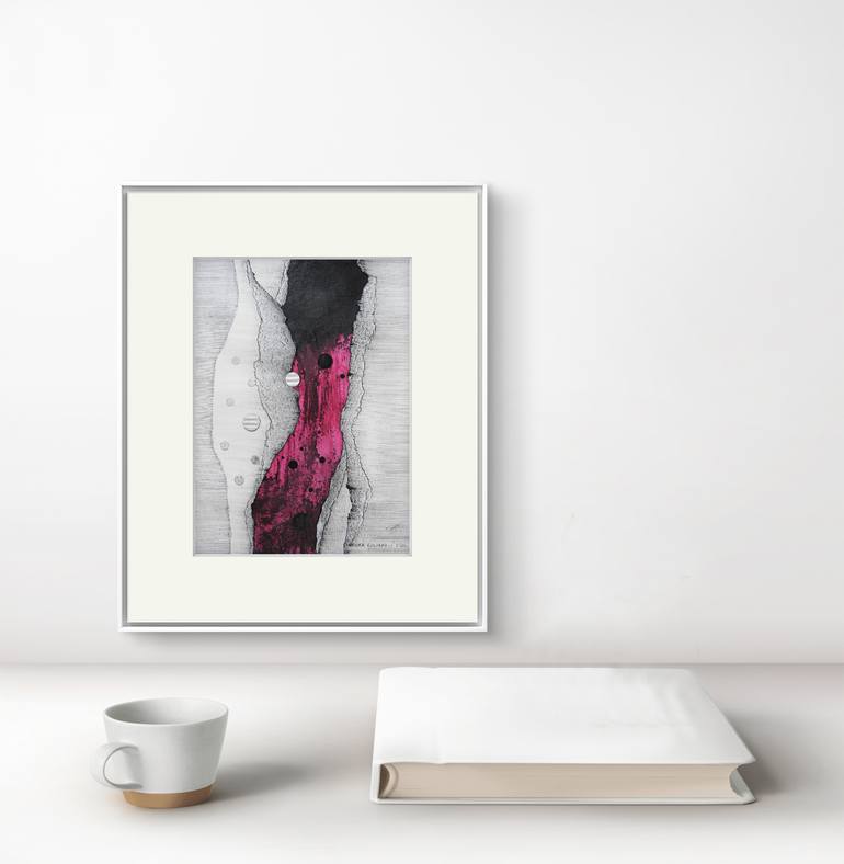 Original Abstract Patterns Mixed Media by Vesna Kolobarić