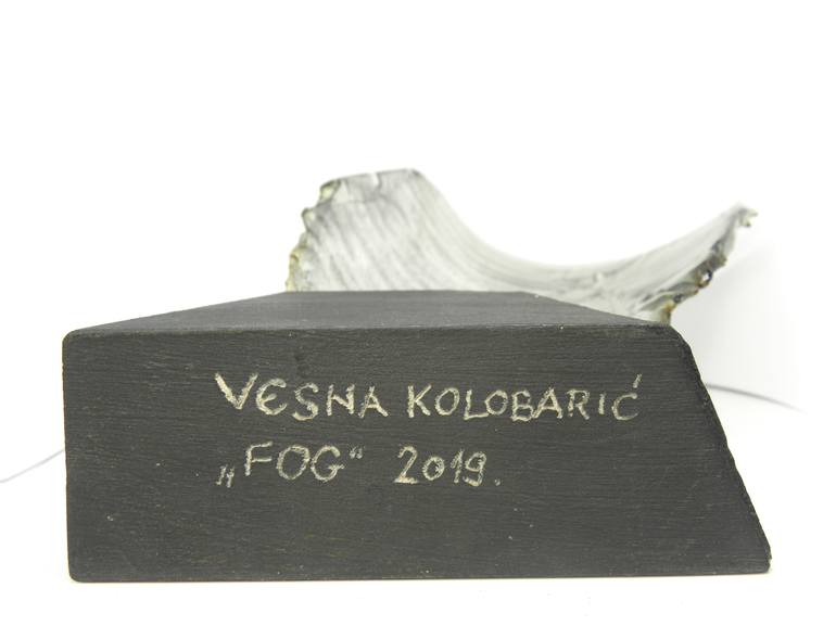 Original Minimalism Geometric Sculpture by Vesna Kolobarić