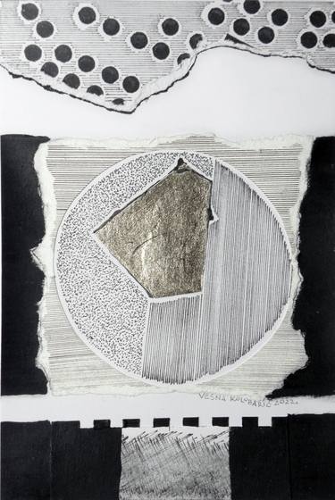 Original Abstract Geometric Drawings by Vesna Kolobarić