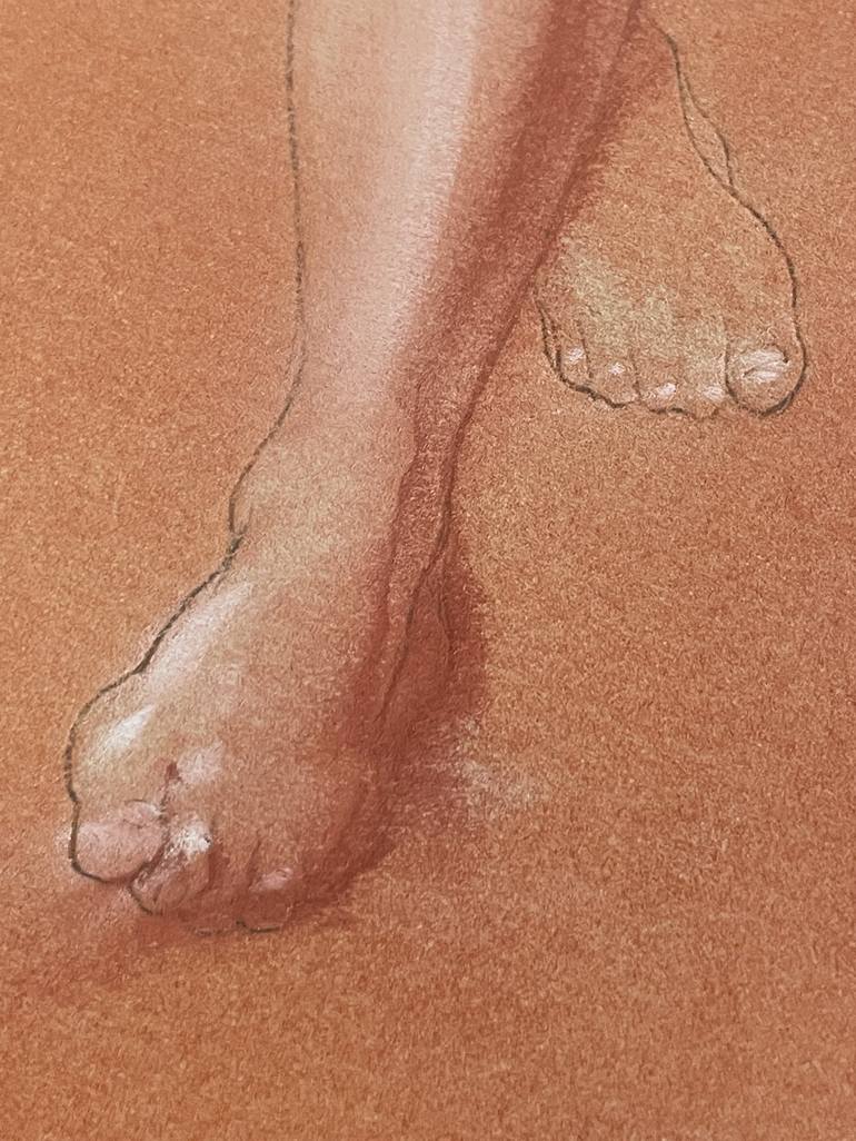 Original Nude Drawing by Dario Moschetta