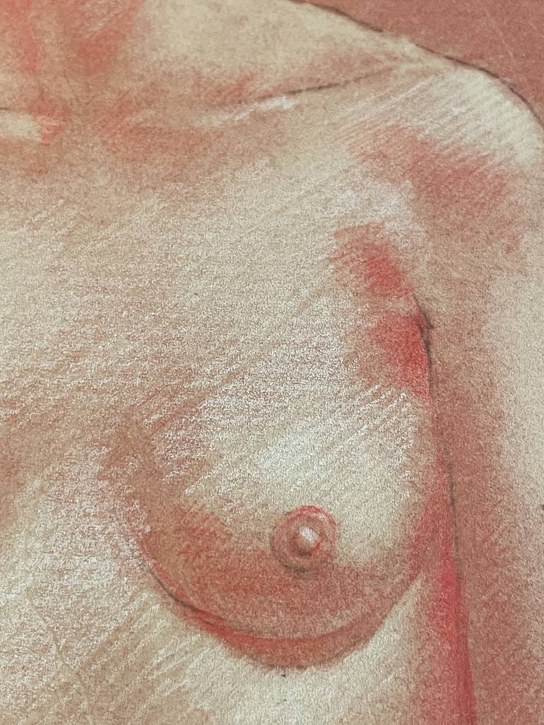 Original Nude Drawing by Dario Moschetta