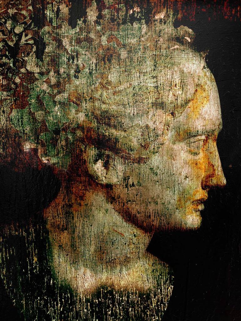 Original Contemporary Women Mixed Media by Dario Moschetta