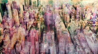 Original Contemporary Cities Mixed Media by Dario Moschetta