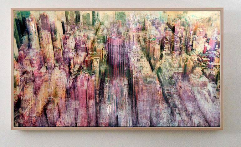 Original Contemporary Cities Mixed Media by Dario Moschetta