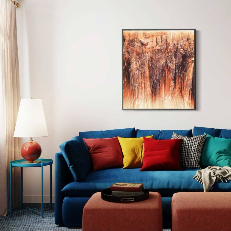 Original Contemporary Cities Mixed Media by Dario Moschetta