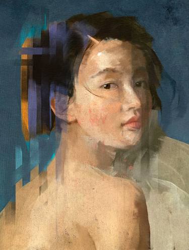 Original Contemporary Women Mixed Media by Dario Moschetta