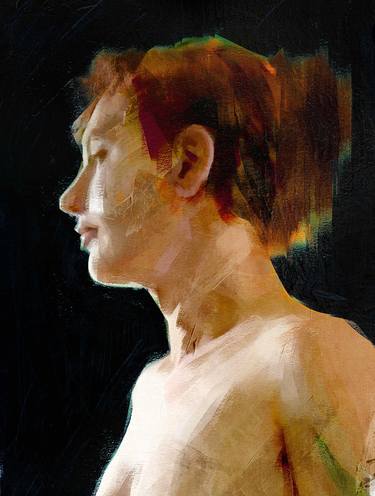Original Contemporary Women Mixed Media by Dario Moschetta
