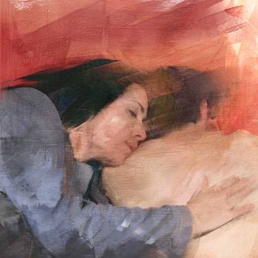 Original Contemporary Women Mixed Media by Dario Moschetta