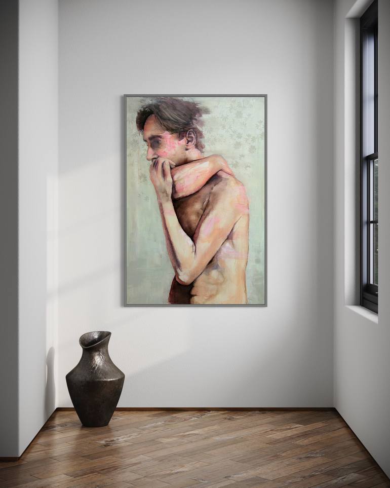 Original Portraiture People Painting by Dario Moschetta