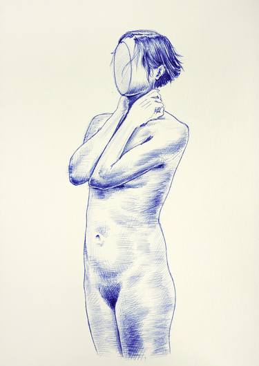 Original Nude Drawings by Dario Moschetta