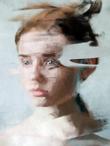 Saatchi Art Artist Dario Moschetta; Painting, “Portrait 418” #art