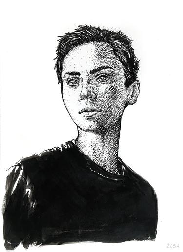 Original Portrait Drawings by Dario Moschetta