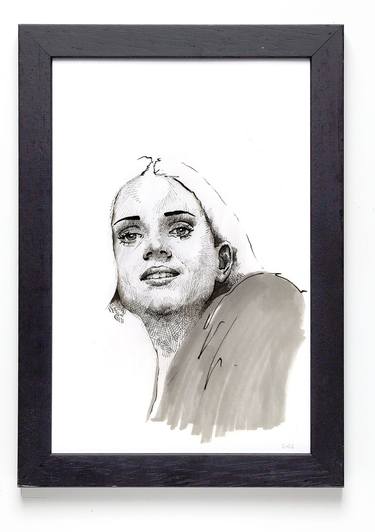 Original Portraiture Portrait Drawings by Dario Moschetta