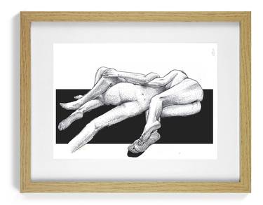 Original Fine Art Nude Drawings by Dario Moschetta