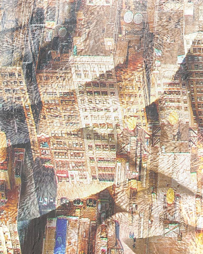 Original Modern Cities Mixed Media by Dario Moschetta