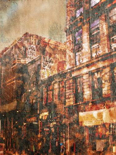 Original Impressionism Cities Mixed Media by Dario Moschetta