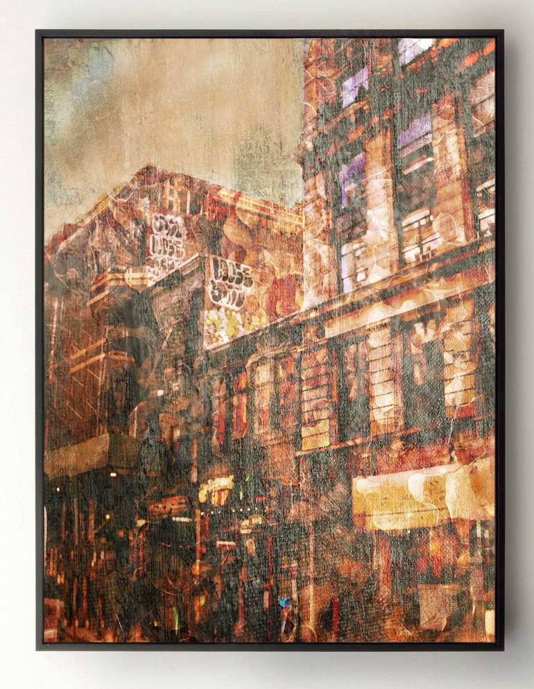 Original Impressionism Cities Mixed Media by Dario Moschetta