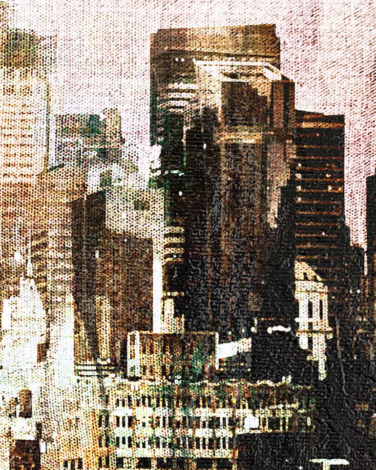 Original Illustration Cities Mixed Media by Dario Moschetta