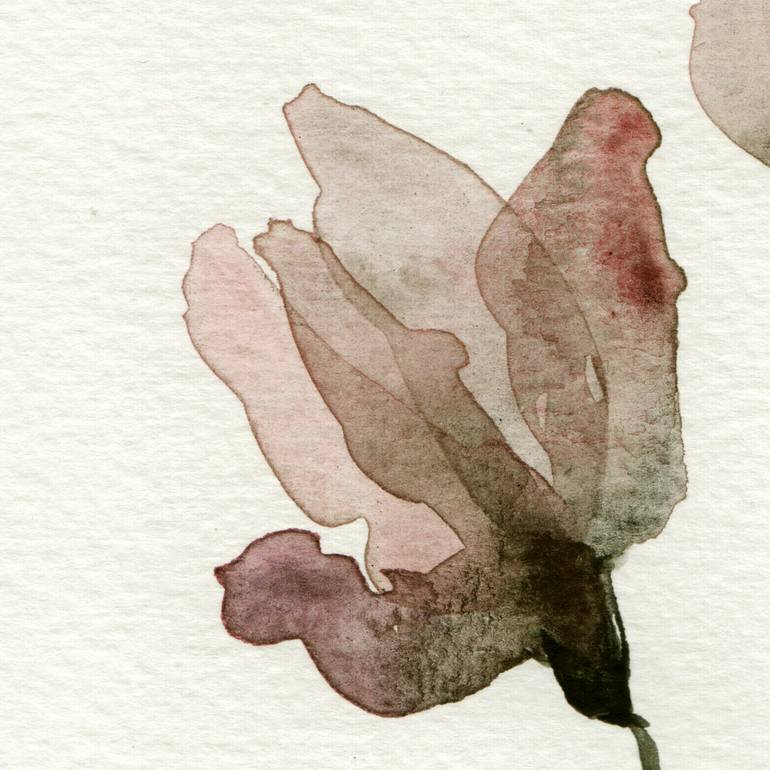 Original Impressionism Floral Painting by Ebru Acar Taralp